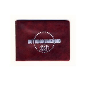 Auto dokumendikaaned punane PVC