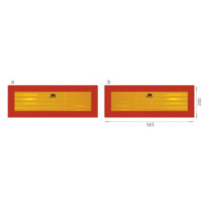 Poolhaagise reflektorplaat 2tk 200x565mm