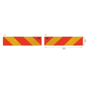 Poolhaagise reflektorplaat 2tk.140x565mm