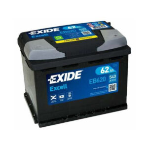 Exide Excell 62Ah 540A 242x175x190-+