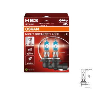 Osram HB3 12V 60W P20D NL +150% 2xDUO