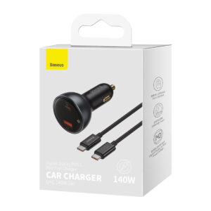 Baseus USB/USB-C autolaadija 140W