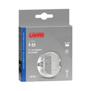 Gabariidituli 4 LED-i 12/24V valge