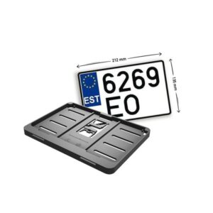 ATV ja Väiketraktori numbrimärgi alus 212x135 numrile E1