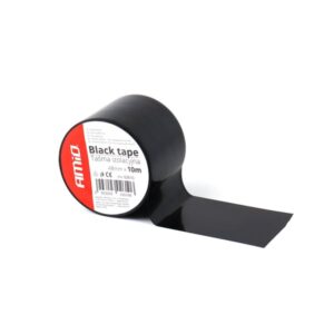 Teip PVC 10m, laius 48mm, must