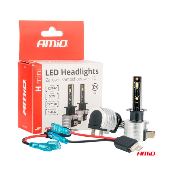Led pirnid 2tk H-mini H1 12-24V 50W