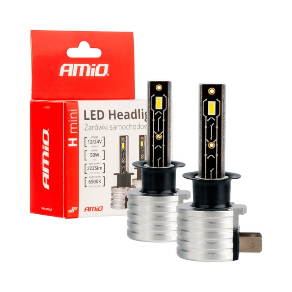 Led pirnid 2tk H-mini H1 12-24V 50W - Pilt 4