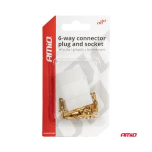 6-ne pistiku ja pistikupesa komplekt