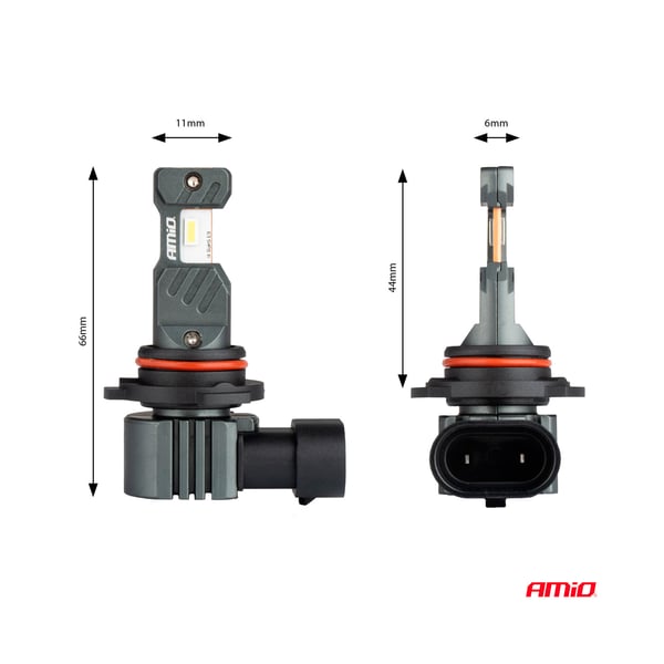 Led pirnid 2tk HIR2 6000K 60W Canbus - Pilt 2