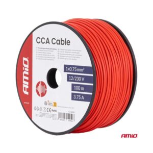 Kaabel 1x0,75 mm² 100 m 3,75 A 12/230 V
