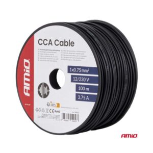 Kaabel 1x0,75 mm² 100 m 3,75 A 12/230 V