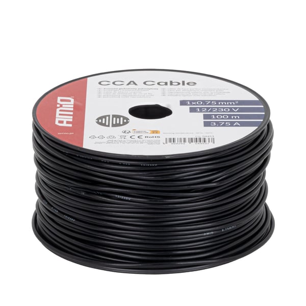 Kaabel 1x0,75 mm² 100 m 3,75 A 12/230 V - Pilt 5