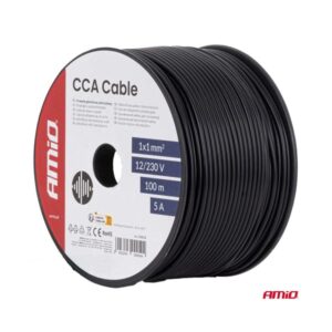 Kaabel 1x1mm2 100m 5A 12/230V must
