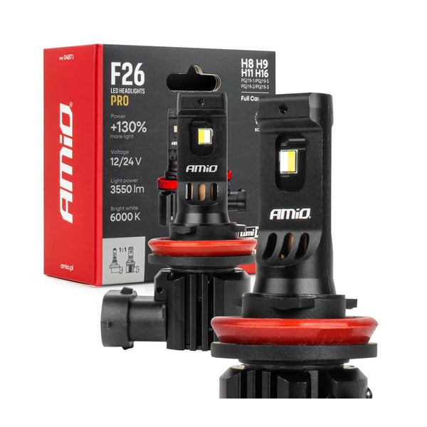 Led 2tk H8 H9 H11 H16 F26 PROLumiTec+130
