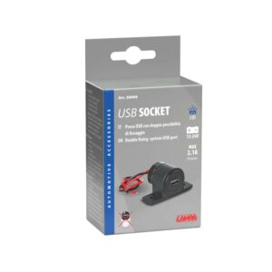USB pesa 12/24V, 2100mA, led