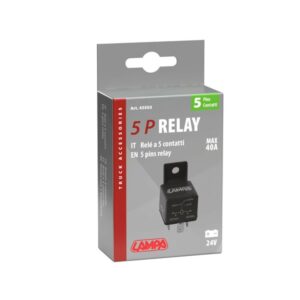 Relee 24V, 5 klemmi
