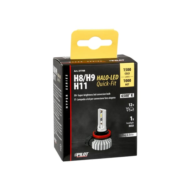 Halo Led H8 H9 H11 15W PGJ19-X 1 tk