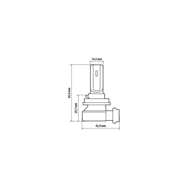 Halo Led H8 H9 H11 15W PGJ19-X 1 tk - Pilt 2