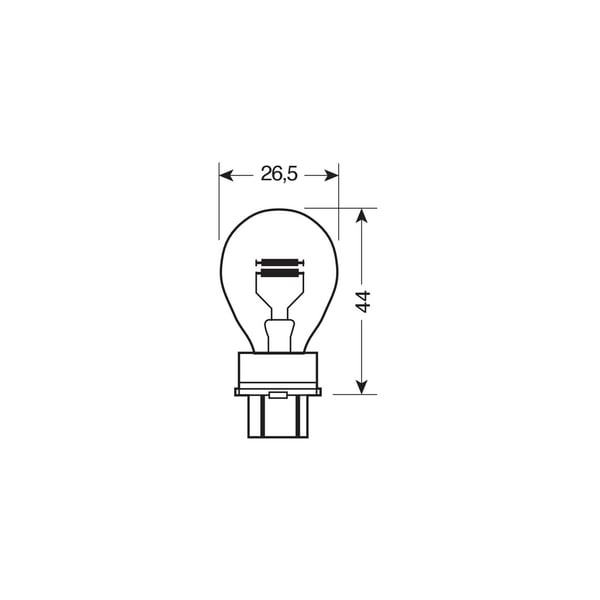 Pirnid 2 tk, P27/7W - 27/7W - W2,5x16q - Pilt 3