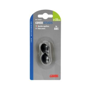 Augukatte 22mm, 2tk mustad