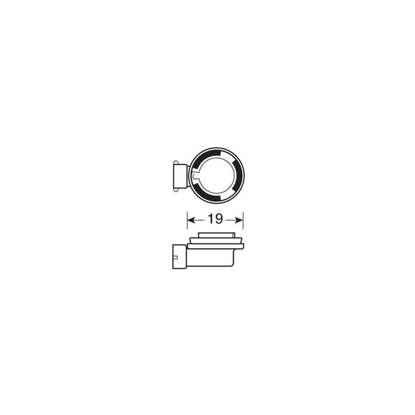 Pirn halogeen 24V H11 70W PGJ19-2 E-mark - Pilt 2
