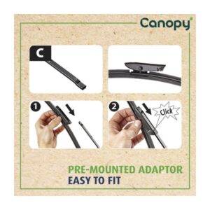 Valeo Canopy klaasipuhasti C 650 583987