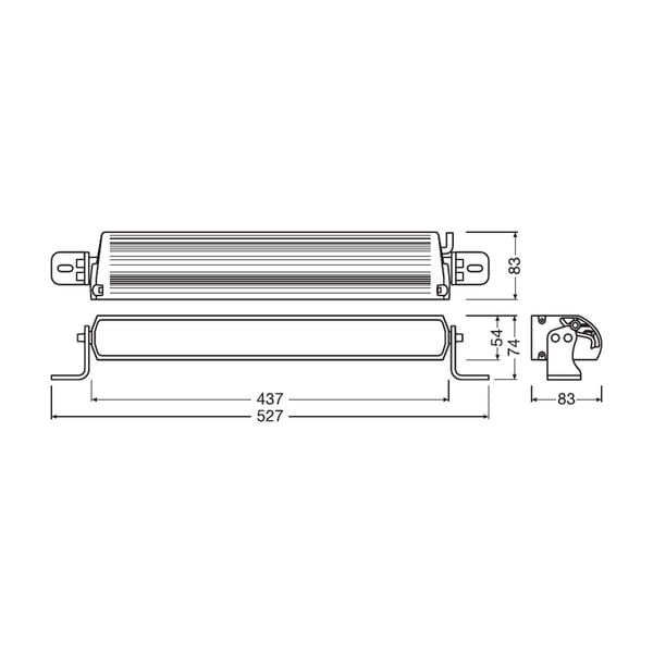 Osram LED lisakaugtuli 12/24V FX500-CB - Pilt 3