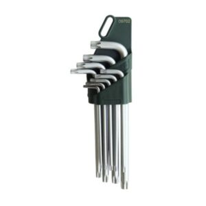Torx auguga 9-osa T10-T50