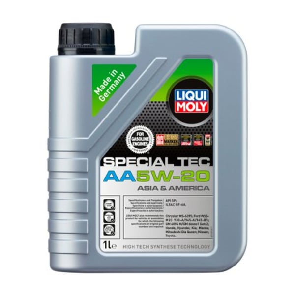 Special Tec AA 5W20 Aasia/Ameerika mootoriõli Liqui Moly 1L - Pilt 2