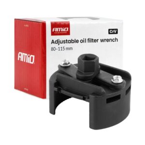 Reguleeritav õlifiltri võti 80-115mm CrV